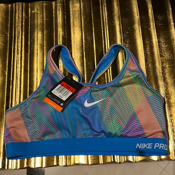 nike multicolor sports bra